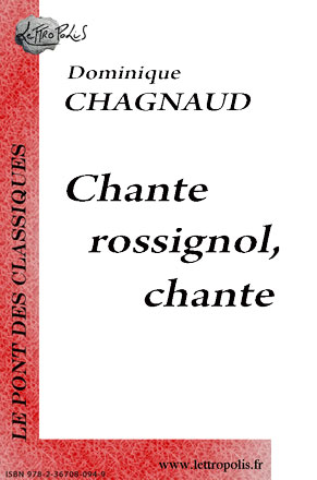 Roman de Chantal CHAGNAUD